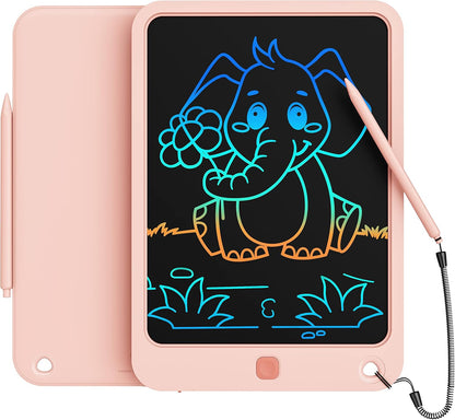 10-Inch Colorful LCD Writing Tablet – Electronic Doodle Board, Drawing & Memo Pad for Kids, Toddlers, and Travel Educational Fun