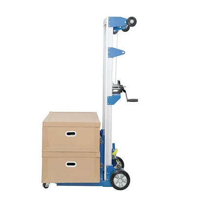 Global Industrial™ Lightweight Hand Operated Lift Truck, 500 Lb. Capacity Fixed Legs