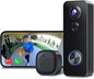 XTU Doorbell Camera Wireless Outdoor with Chime, 180° Head-to-Toe Pano View, 2K 3MP Video Doorbell No Subscription, 2.4GHz WiFi, Cloud/SD Storage, Work with Alexa & Google Assistant