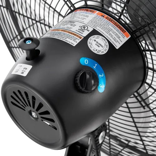 Global Industrial™ 18" Industrial Pedestal Oscillating Fan, 4,550 CFM, 1/6 HP