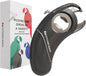 Kitchen Mama Epic One Multifunction Opener: A Pick Ergonomic Magnetic Bottle, Beer & Soda Can Opener, Pull Tab & Jar Opener for Weak Hands and Arthritis (Metal Grey)