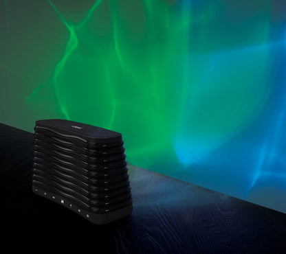 iHOME iBT751 - Bluetooth Speaker with Color-Changing Lights, Smart Assistant, 10W Stereo Sound - PuriLite
