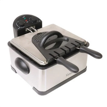 Kenmore 4 L (4.23 qt.) Basket Deep Fryer, Stainless Steel