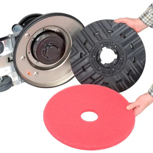 Global Industrial™ Low Speed Floor Machine, 17" Cleaning Path