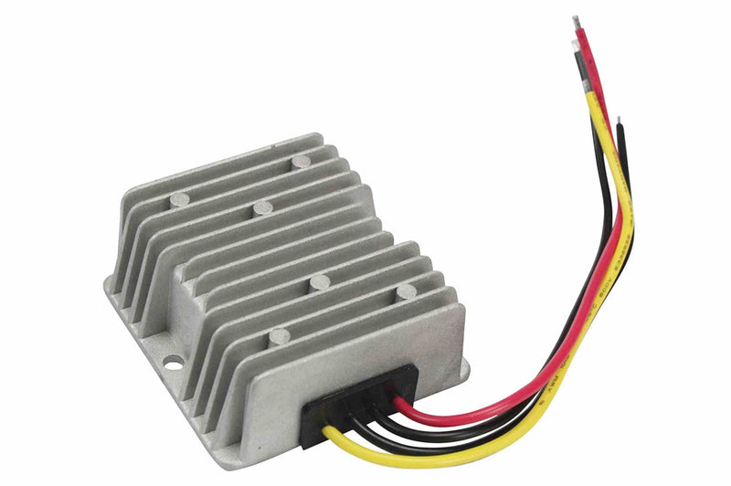 Encapsulated DC to DC Step Up Transformer - 12V DC to 24V DC - 25 Amps - Flying Leads - Waterproof