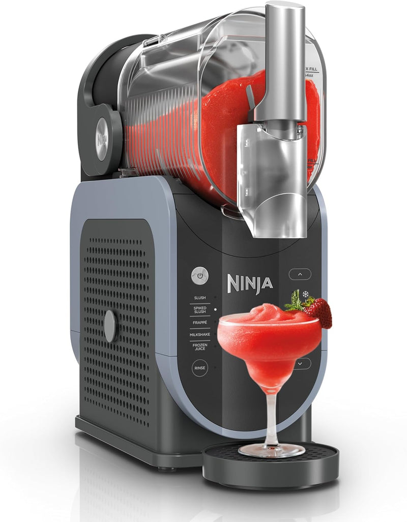 Ninja SLUSHi Professional Frozen Drink & Ice Machine with RapidChill Technology, Grill & Slushie Maker, 5 Preset Programs for Frozen Margaritas, Frappés, and More, Grey, FS301C (Canadian Version)