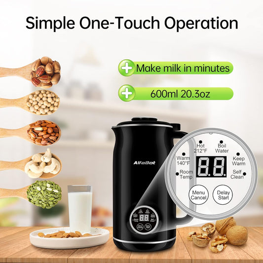 Secura Automatic Milk Frother, 4-in-1 Electric Milk Steamer, 17oz Detachable Hot/Cold Foam Maker, Milk Warmer for Latte, Cappuccinos, Macchiato, Hot Chocolate, with Silicone Spatula & 2 Whisks