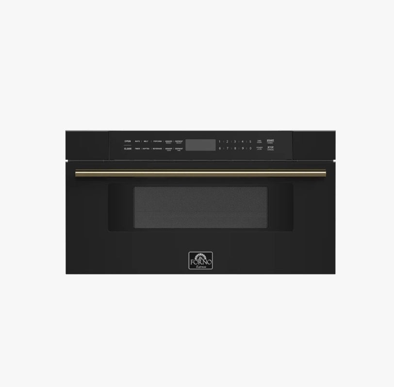 Forno Capoliveri Microwave Drawer | 30-Inch 1.2 Cu. Ft. 900W Built-In Kitchen Microwave
