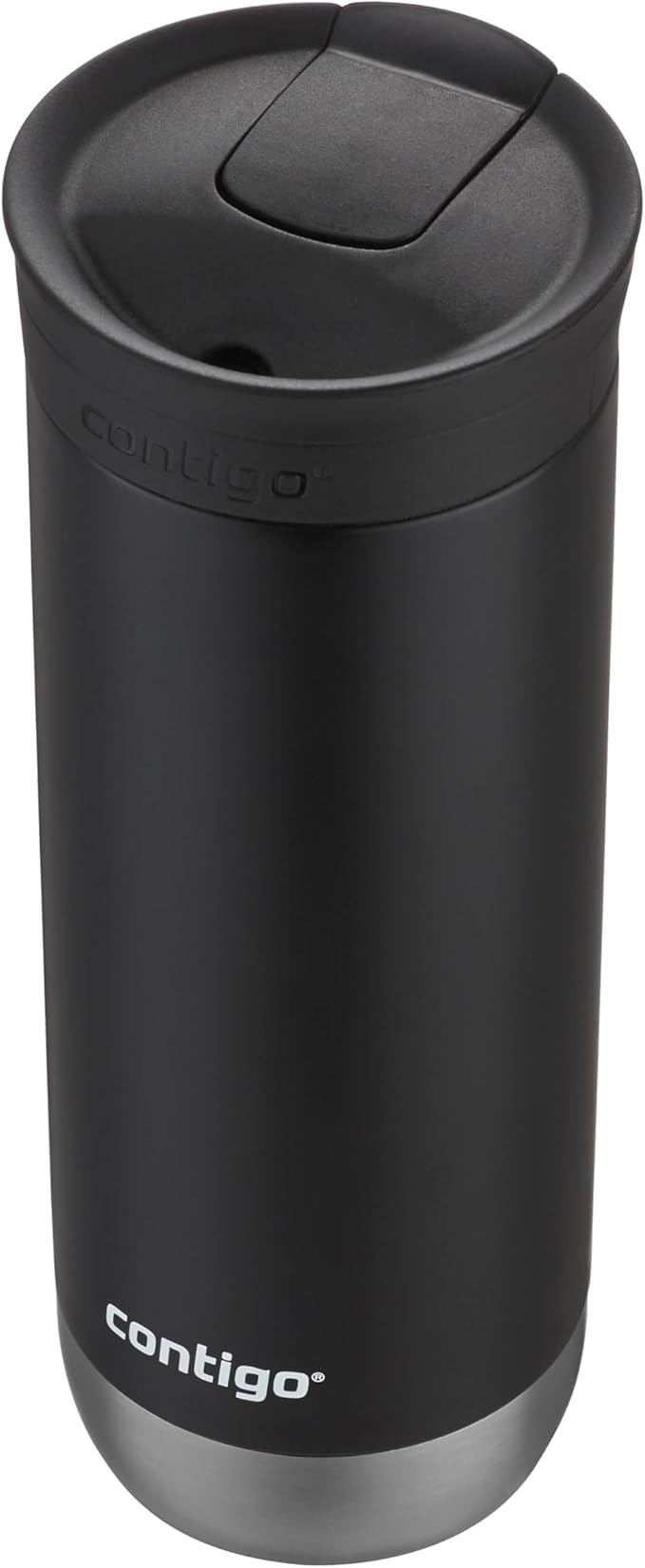 Contigo Huron 2.0 Stainless Steel Travel Mug with Leak-Proof SnapSeal Lid, Vacuum-Insulated Tumbler for Coffee and Tea, Licorice, 16 oz (473 mL)