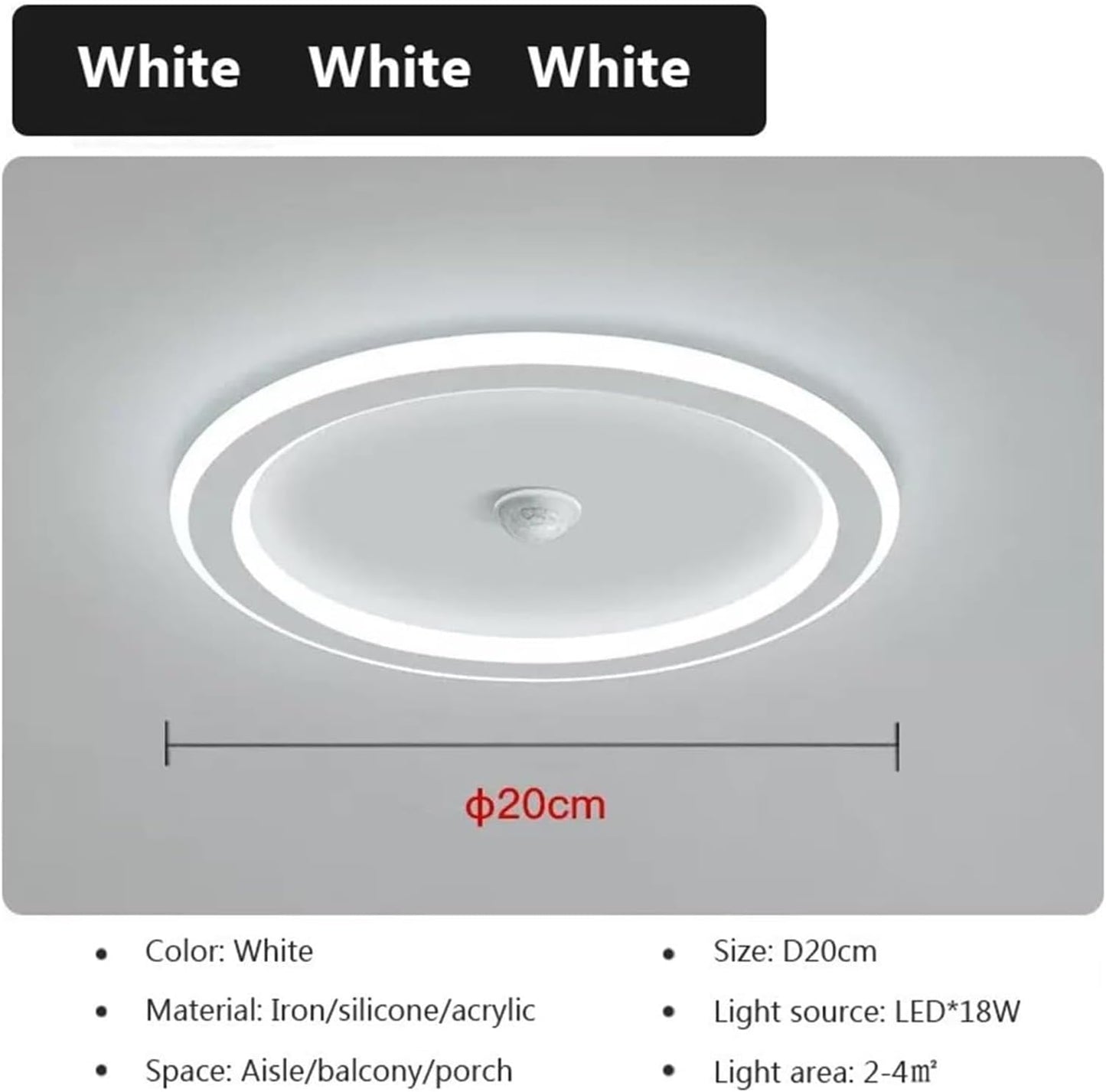 Pendent Lamp Smart LED Ceiling Lamps Human Sensor Smart Home Lighting Compatible with Entrance Room Hallways Corridor Sensor Ceiling Lamp,Pendant Light(Light Green,Warm White)