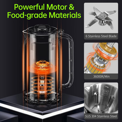 Secura Automatic Milk Frother, 4-in-1 Electric Milk Steamer, 17oz Detachable Hot/Cold Foam Maker, Milk Warmer for Latte, Cappuccinos, Macchiato, Hot Chocolate, with Silicone Spatula & 2 Whisks