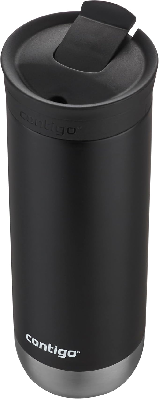 Contigo Huron 2.0 Stainless Steel Travel Mug with Leak-Proof SnapSeal Lid, Vacuum-Insulated Tumbler for Coffee and Tea, Licorice, 16 oz (473 mL)