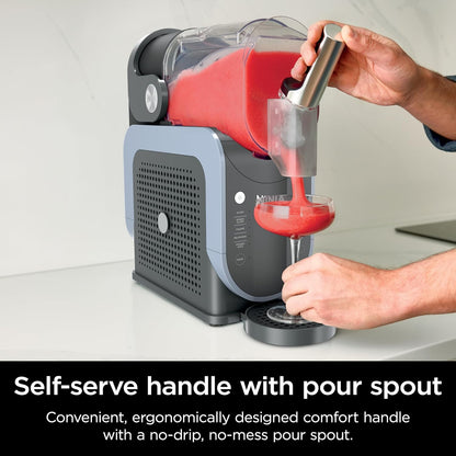 Ninja SLUSHi Professional Frozen Drink & Ice Machine with RapidChill Technology, Grill & Slushie Maker, 5 Preset Programs for Frozen Margaritas, Frappés, and More, Grey, FS301C (Canadian Version)