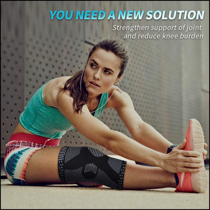 Professional Knee Brace for Pain Relief, Medical Knee Support with Patella Pad & Side Stabilizers, Compression Knee Sleeve for Meniscus Tear, ACL, Joint Pain, Runner, Workout - FSA/HSA Eligible