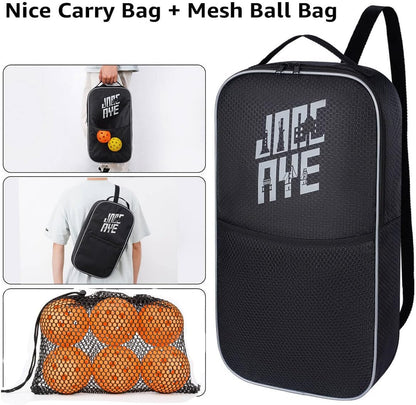 JoncAye Pickleball-Paddles-Set of 4 or 2 Rackets and Balls with Bag, Lead Tapes | Fiberglass Pickle-Ball Racquets and Accessories for Men, Women, Kids, Adults | USAPA Approved Raquette de Pickleball