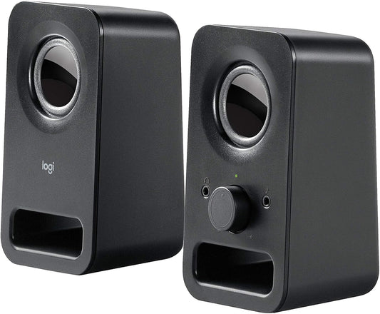 Logitech z150 Multimedia Speakers, Midnight Black - PuriLite