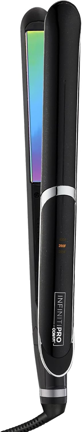 Infiniti Pro by Conair Titanium Flat Iron; Rainbow finish; 1-inch