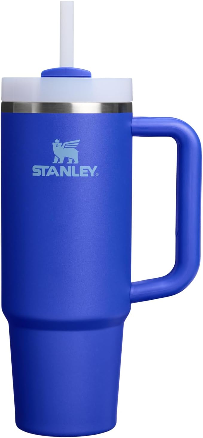 Stanley Quencher H2.0 Tumbler with Handle and Straw 30 oz | Flowstate 3-Position Lid | Cup Holder Compatible for Travel | Insulated Stainless Steel Cup | BPA-Free | Exclusive Lupine