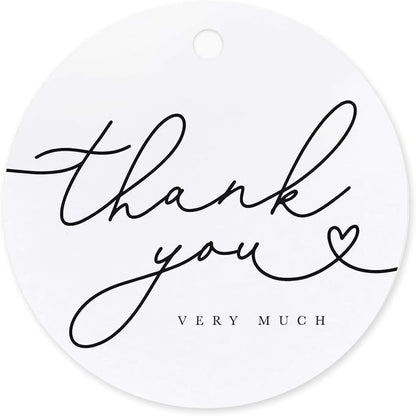 Bliss Collections Thank You Cards - Cards for Weddings, Receptions, Bridal Showers, Baby Showers, Graduations, Special (Rustic Greenery - 25 pieces)