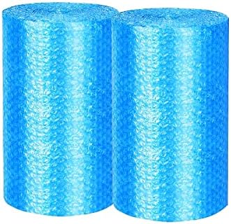 Bubble Cushioning Wrap Rolls 2-Pack,Easy to Tear Small Bubble Thicker & Durable for Packing Delivering & Moving Perforated every 12in 12 Inchx72 Feet Total (white),MR011902