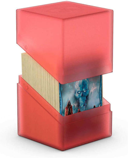 Ultimate Guard Boulder 100+ Classic, Deck Case for 100 Double-Sleeved TCG Cards, Onyx, Secure & Durable Storage for Trading Card Games, Soft-Touch Finish