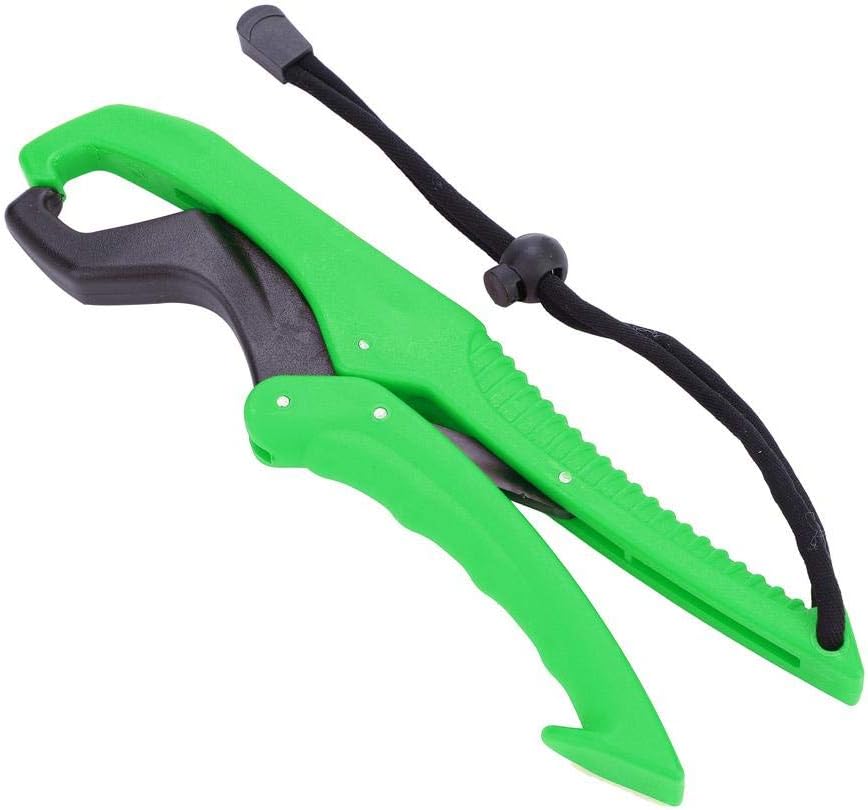 ABS Plastic Floating Fish Grip Zinc Alloy Fish Lip Gripper with Wrist Strip for Catching Fish No Hurt Auxiliary