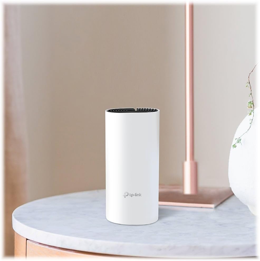 TP-Link Deco Whole Home Mesh WiFi System (Deco M4) – Up to 5,500 Sq. Ft. Coverage, Replaces Wireless Internet Routers and Extenders, Gigabit Ports, Works with Alexa, 3-Pack