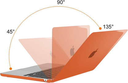 MOSISO Compatible with MacBook Air 13 inch Case 2025 2024 2023 2022 M4 A3240 M3 A3113 M2 A2681, Plastic Hard Shell&Keyboard Cover&Screen Film&Pouch for MacBook Air 13.6 inch Case, Crystal Clear