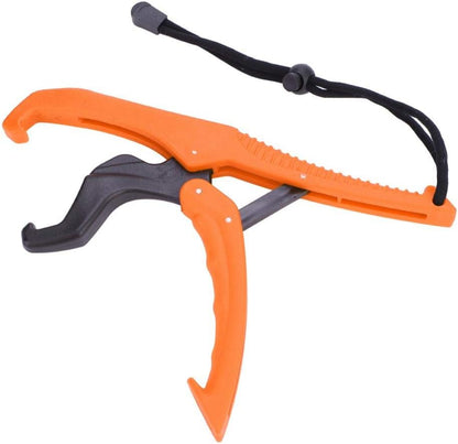 ABS Plastic Floating Fish Grip Zinc Alloy Fish Lip Gripper with Wrist Strip for Catching Fish No Hurt Auxiliary