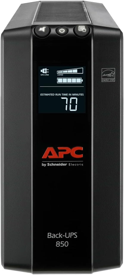 APC 1500VA UPS Battery Backup & Surge Protector, APC UPS Back-UPS Pro (BX1500M)