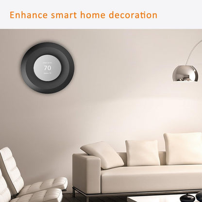 Wall Plate Made for The Nest Thermostat 2020 | Google Nest Thermostat Trim Kit Accessory | Easy Installation | Black