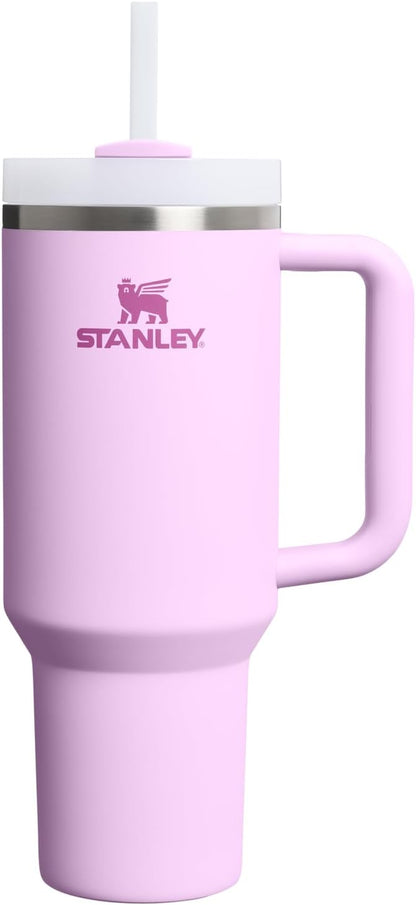 Stanley Quencher H2.0 Tumbler with Handle and Straw 30 oz | Flowstate 3-Position Lid | Cup Holder Compatible for Travel | Insulated Stainless Steel Cup | BPA-Free | Exclusive Lupine