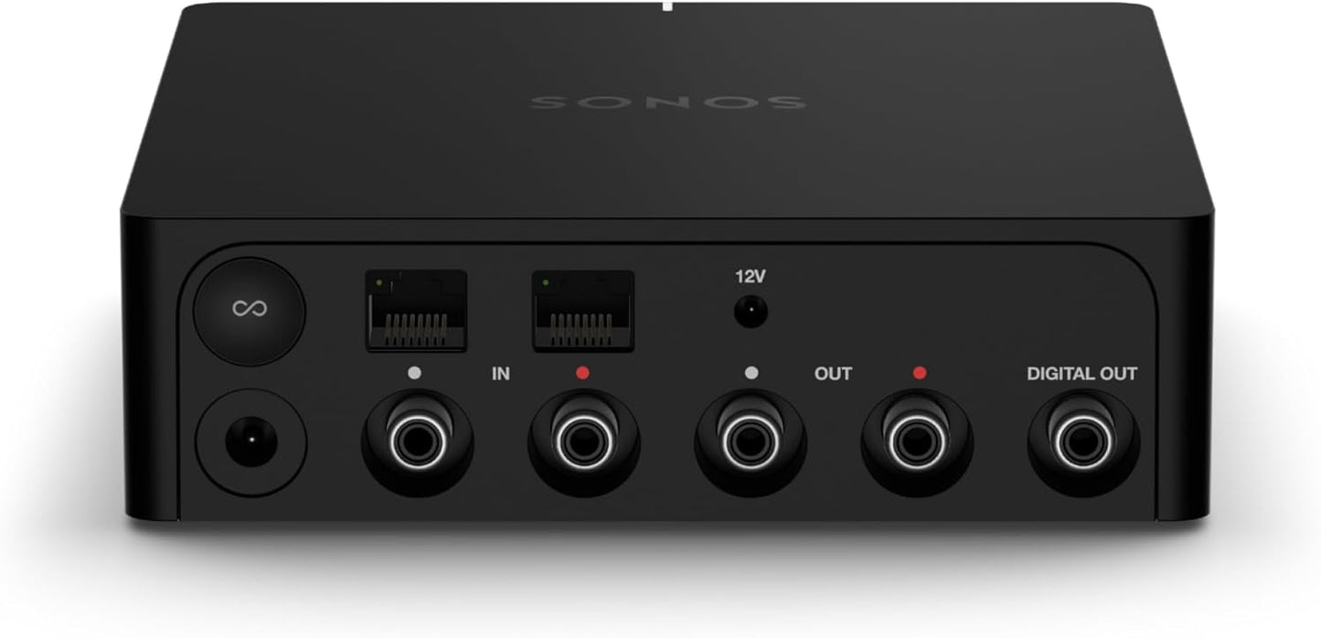 Sonos Port - The Versatile Streaming Component for Your Stereo or Receiver - Black