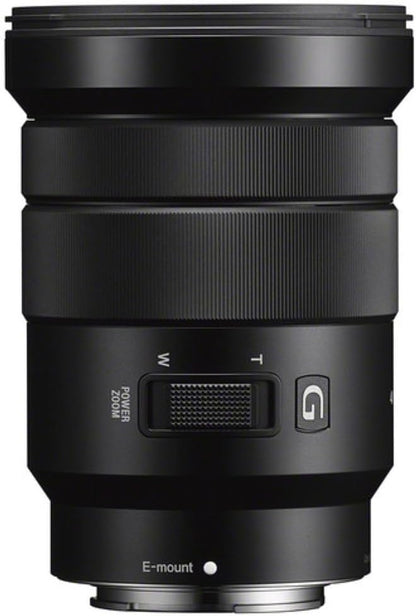 Sony SELP18105G E PZ 18-105mm F4 G OSS Lens, Black