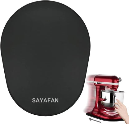 SAYAFAN Stand Mixer Slider Mat, Mixer Mover Sliding Mat for KitchenAid Professional 5/6/7/8 Qt Bowl-Lift Stand Mixer (for Bowl-Lift 5-8Qt, Black)