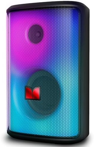 Monster Sparkle Bluetooth Speaker Loud, 120W Peak Portable Speaker with Powerful Sound and Heavy Bass, Full-Screen Colorful Lights, 24H Playtime, AUX, USB Playback, Waterproof