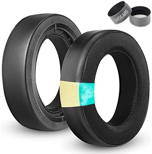 HS60 Earpads, GVOEARS Replacement Ear Pads Cushion for Corsair HS70 HS60 HS50, Softer Durable Knitted Gaming Headset Noise Isolation Earpads (Grey)