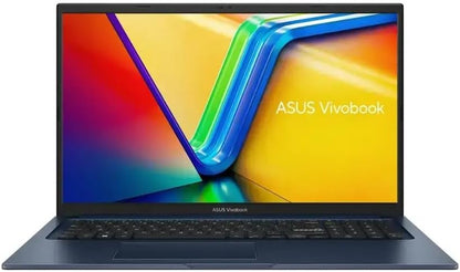ASUS Vivobook 17 Laptop, 17.3" FHD IPS Display, Business Laptop, Intel Core i3-1215U, 8GB RAM, 512GB SSD, HDMI, Webcam, Wi-Fi, Windows 11 Home, Quiet Blue