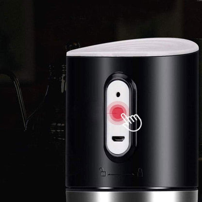 Small Household Appliances Portable Coffee Machine Grinding Cup Grinder Automatic Coffee Machine Rechargeable(white-Starlight10)
