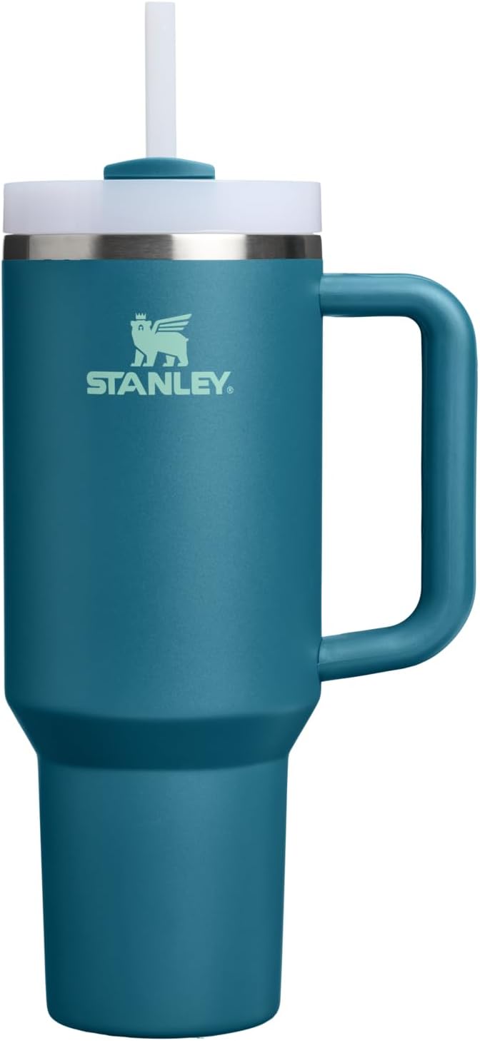 Stanley Quencher H2.0 Tumbler with Handle and Straw 30 oz | Flowstate 3-Position Lid | Cup Holder Compatible for Travel | Insulated Stainless Steel Cup | BPA-Free | Exclusive Lupine