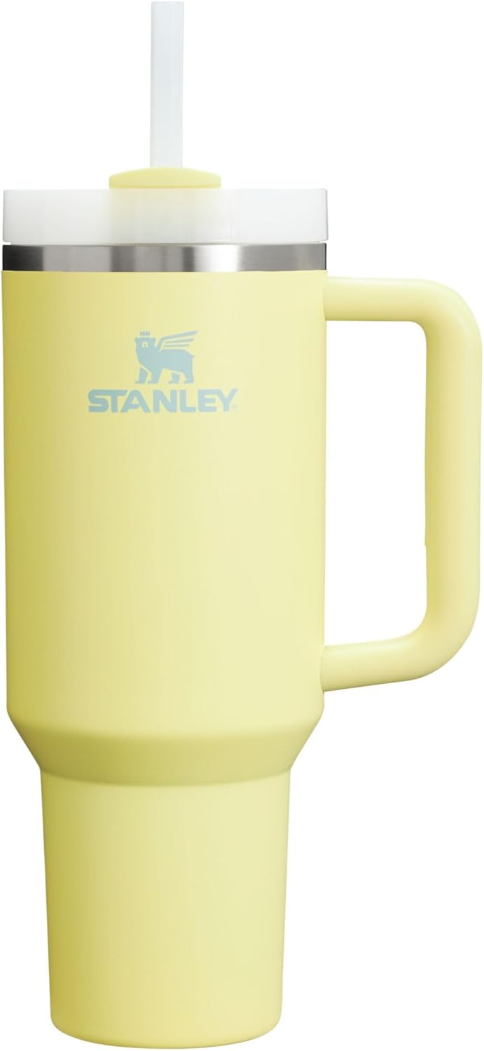 Stanley Quencher H2.0 Tumbler with Handle and Straw 30 oz | Flowstate 3-Position Lid | Cup Holder Compatible for Travel | Insulated Stainless Steel Cup | BPA-Free | Exclusive Lupine