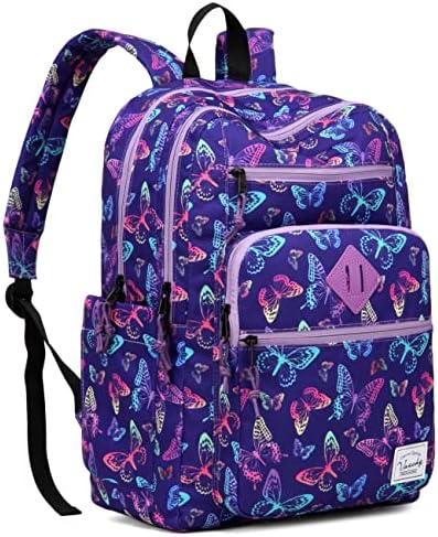 School Backpack for Men Women,Vaschy Lightweight School Bag Bookbag Casual Daypack for High School/College/Teens/Travel/Work