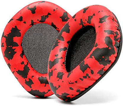 WC Upgraded Replacement Earpads for Corsair Void & Corsair Void Pro Wired & Wireless Gaming Headsets Made by Wicked Cushions | Improved Durability, Thickness, and Sound Isolation | (Red Camo)