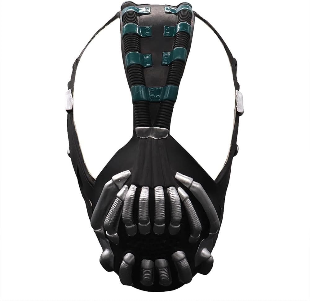 HOMELEX Bane Mask Dark Knight Rises Movie Cosplay Prop Realistic Bane Face Head Mask Halloween Costume Accessory for Adult