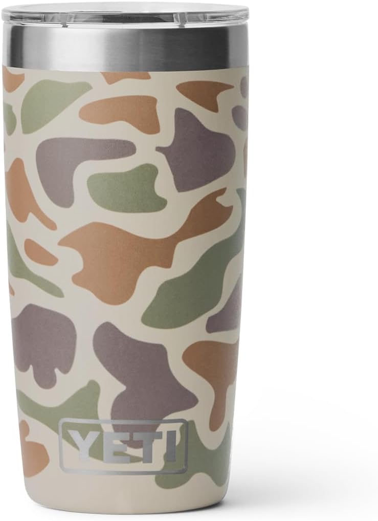 YETI Rambler 10 oz Tumbler, Stainless Steel, Vacuum Insulated with MagSlider Lid, White