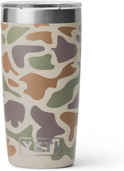 YETI Rambler 10 oz Tumbler, Stainless Steel, Vacuum Insulated with MagSlider Lid, White