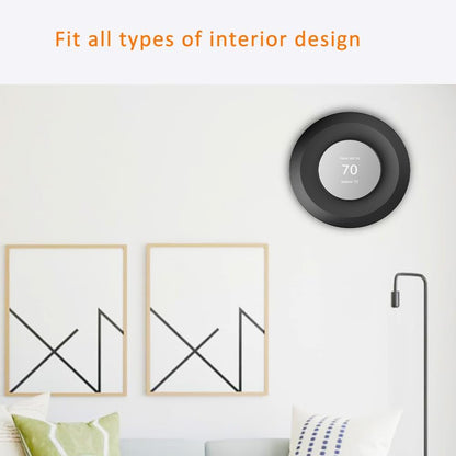 Wall Plate Made for The Nest Thermostat 2020 | Google Nest Thermostat Trim Kit Accessory | Easy Installation | Black
