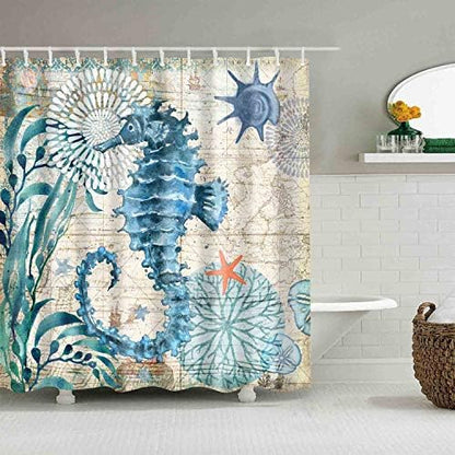 Mantto Canadian Smoky Mountain Cliff Outdoor Idyllic Photo Art Shower Curtain, National Parks Home Decor Curtain, Waterproof Polyester Fabric Bathroom Shower Curtain with Hooks 72" x 72"
