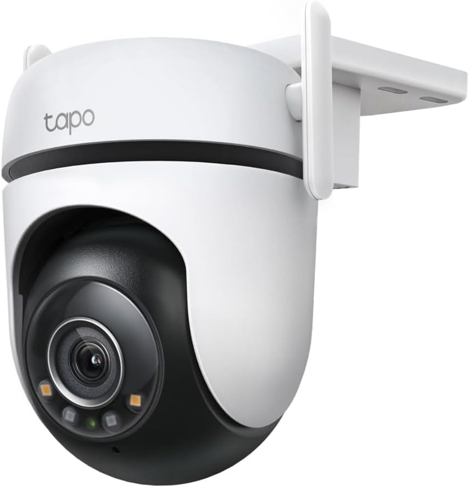 TP-Link Tapo 2K QHD Pan/Tilt Outdoor Wired Security Wi-Fi Camera, 360° Visual Coverage, Starlight Full-Color Night Vision Up to 98ft, Person/Pet/Venicle Detection,Physical Privacy Mode(Tapo C520WS)