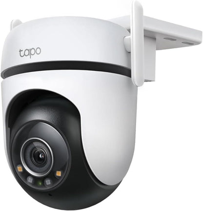 TP-Link Tapo 2K QHD Pan/Tilt Outdoor Wired Security Wi-Fi Camera, 360° Visual Coverage, Starlight Full-Color Night Vision Up to 98ft, Person/Pet/Venicle Detection,Physical Privacy Mode(Tapo C520WS)